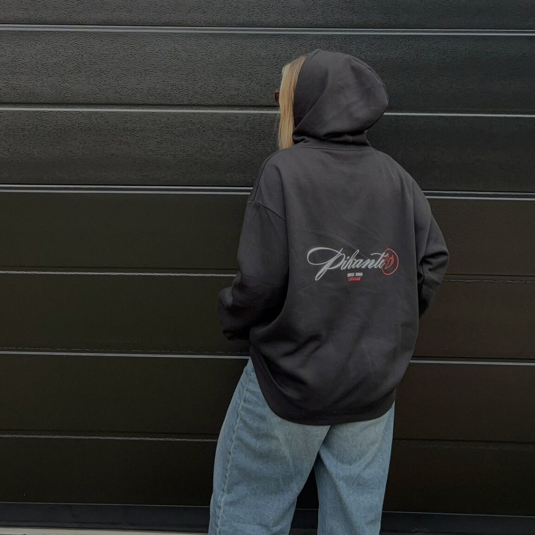 Canguro oversize Pikante - Negro