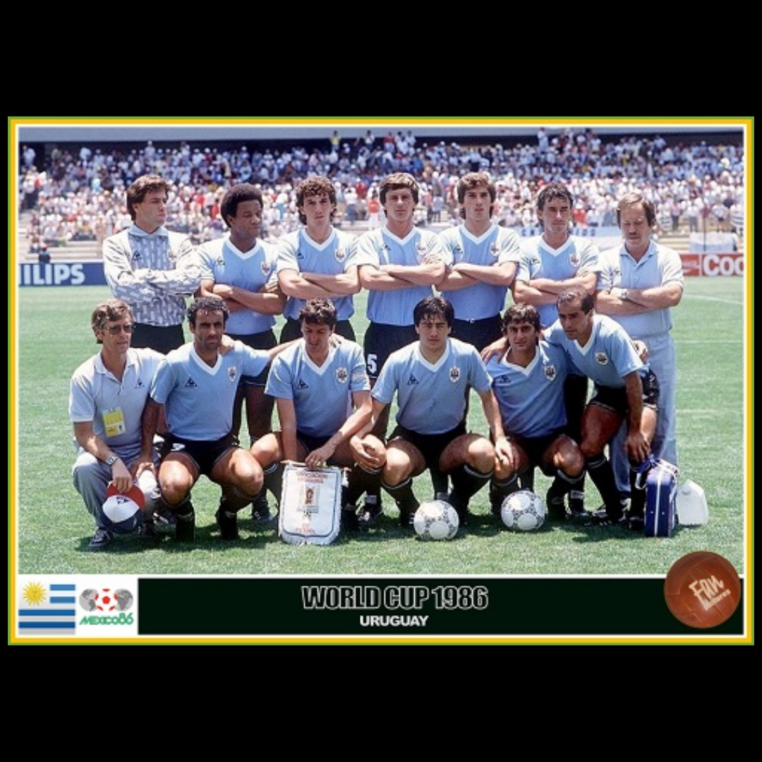 Camiseta Uruguay Retro 1986