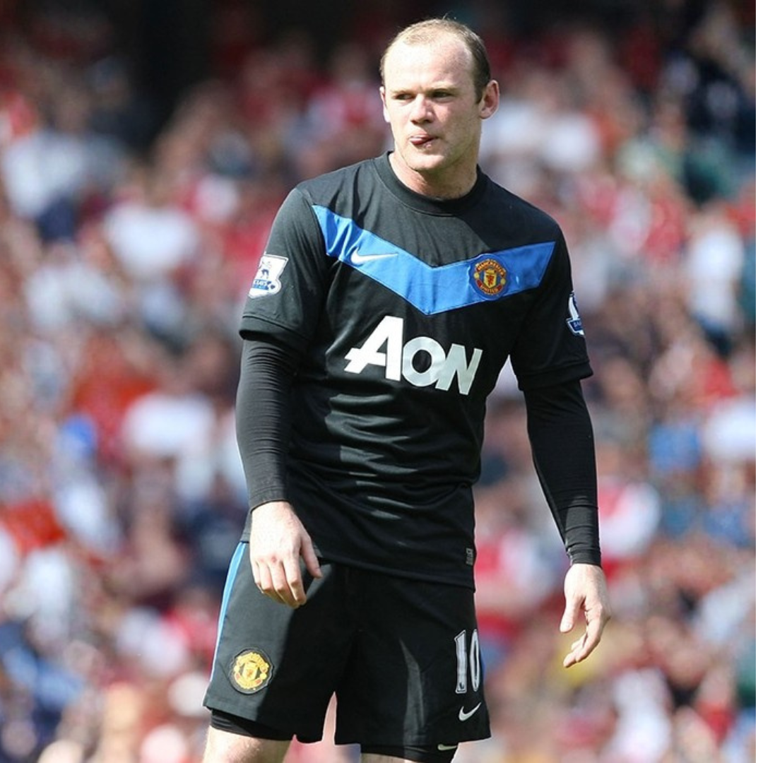 Manchester U. 09-2010 alternativa (10 Rooney )- manga larga