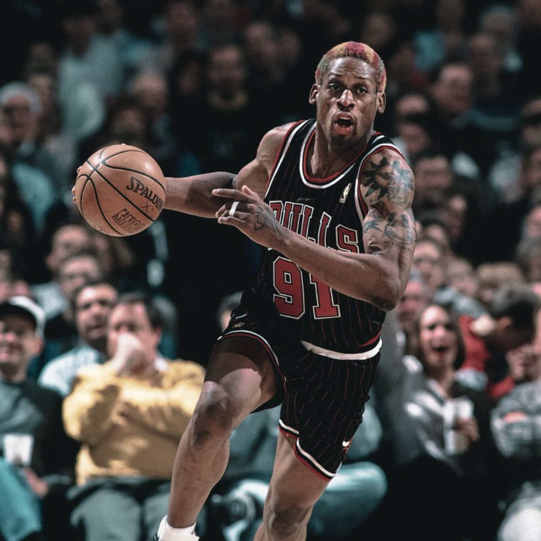 1996 BULLS RODMAN #91 Black Retro