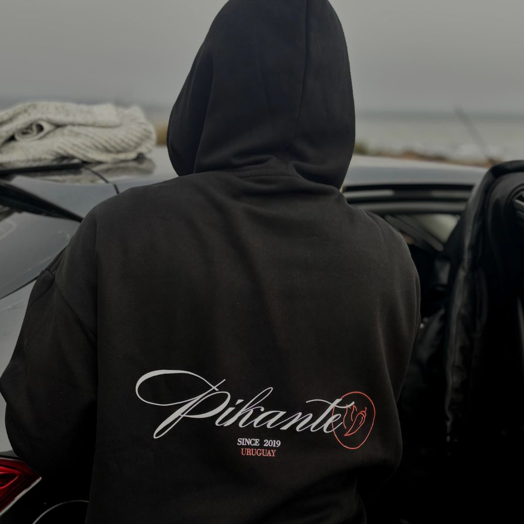 Canguro oversize  Pikante - Negro