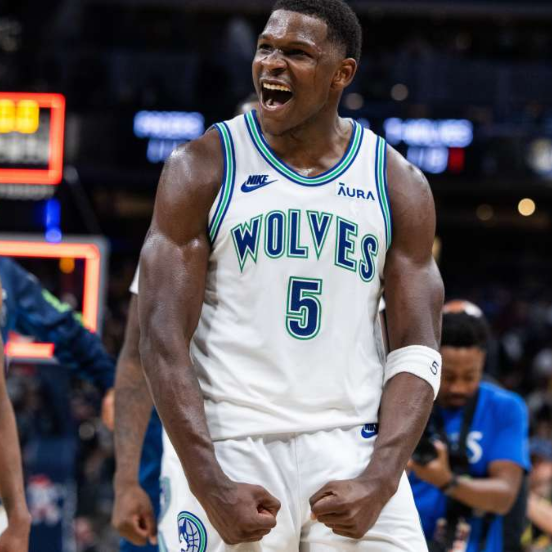 23/24 TIMBERWOLVES ERDWARDS #5 White