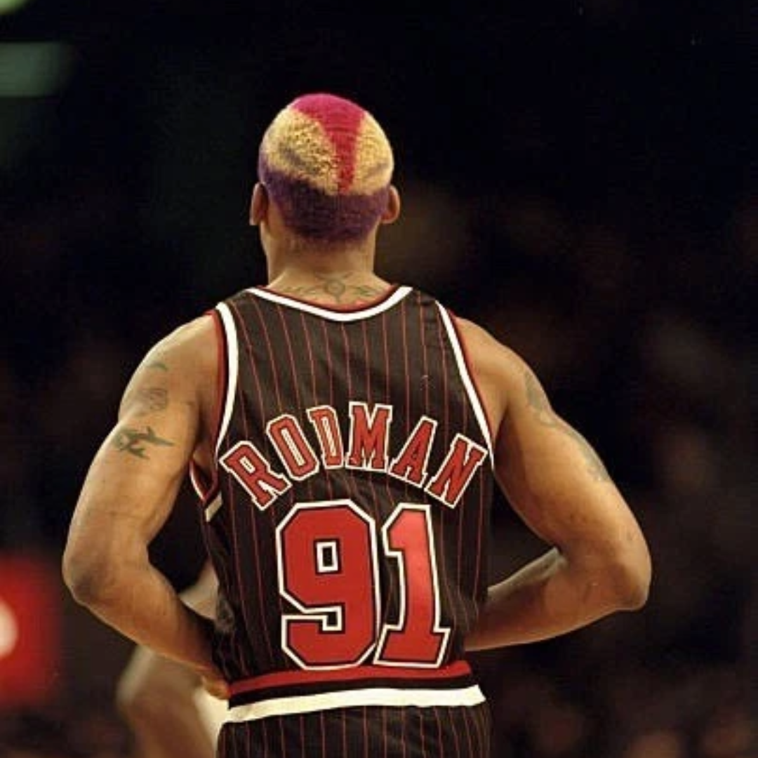 1996 BULLS RODMAN #91 Black Retro