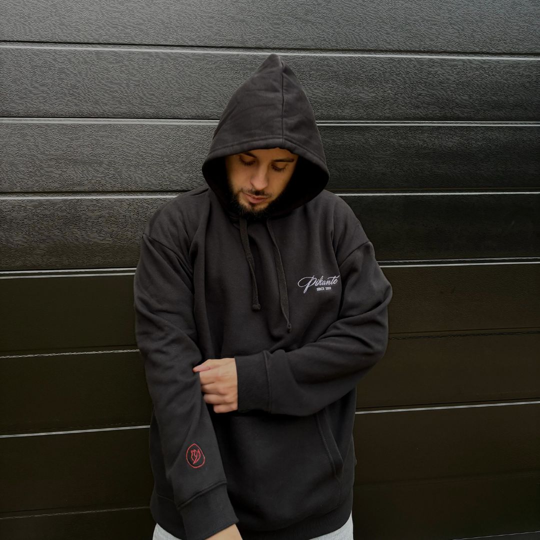 Canguro oversize  Pikante - Negro