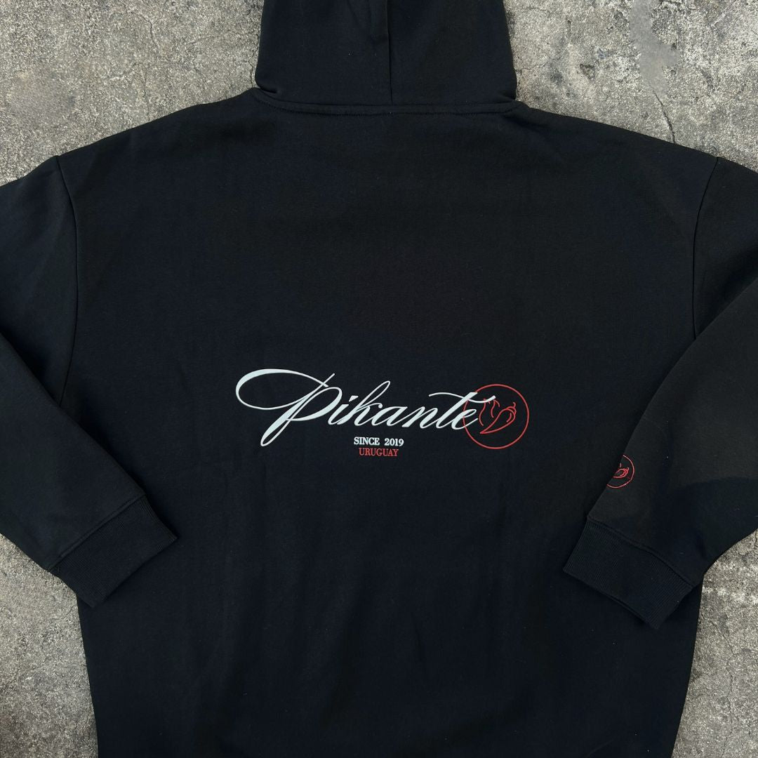 Canguro oversize  Pikante - Negro