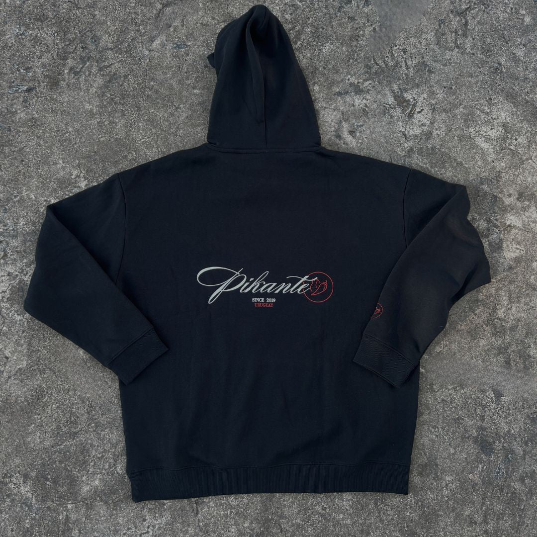 Canguro oversize  Pikante - Negro