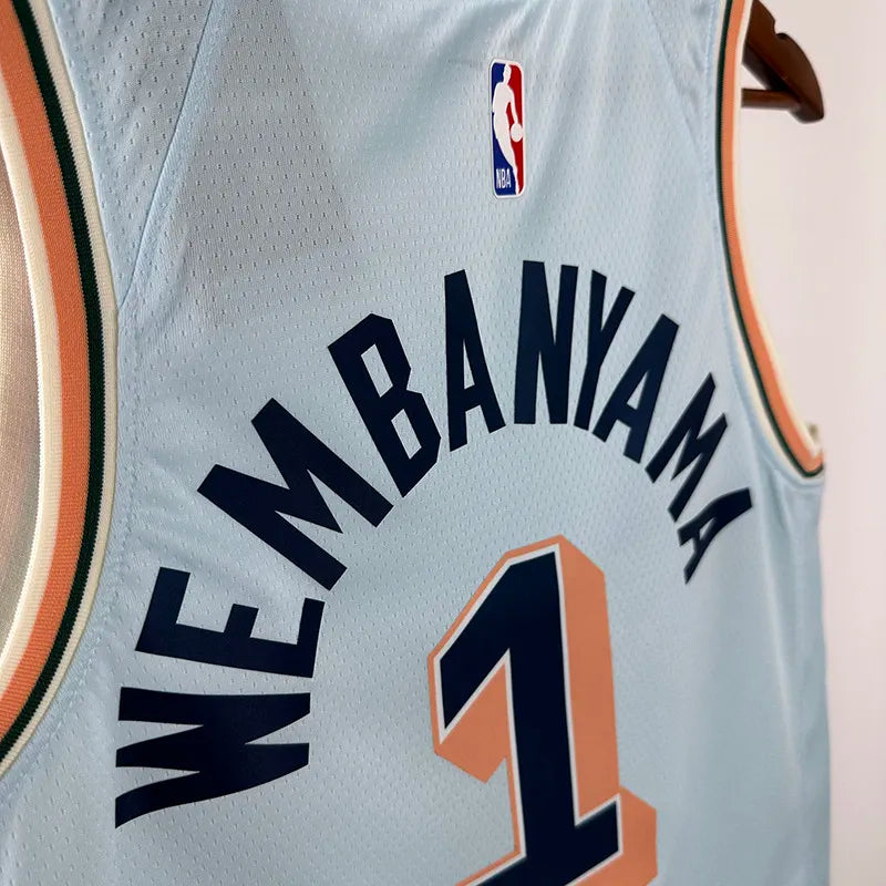 24/25 Spurs WEMBANYAMA City Edition NBA Jersey